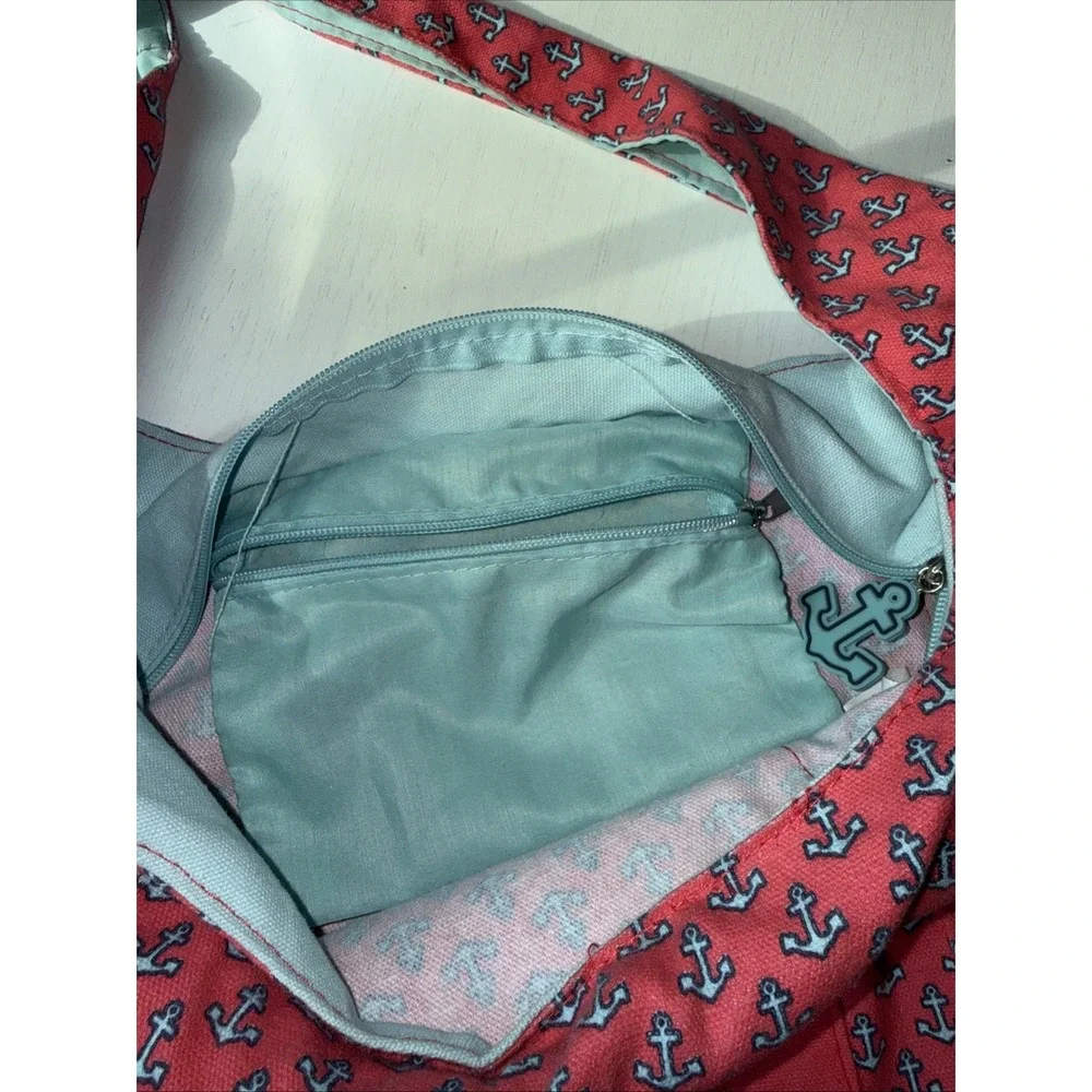 Charleston South‎ Carolina Pink/blue Anchor Bag/purse